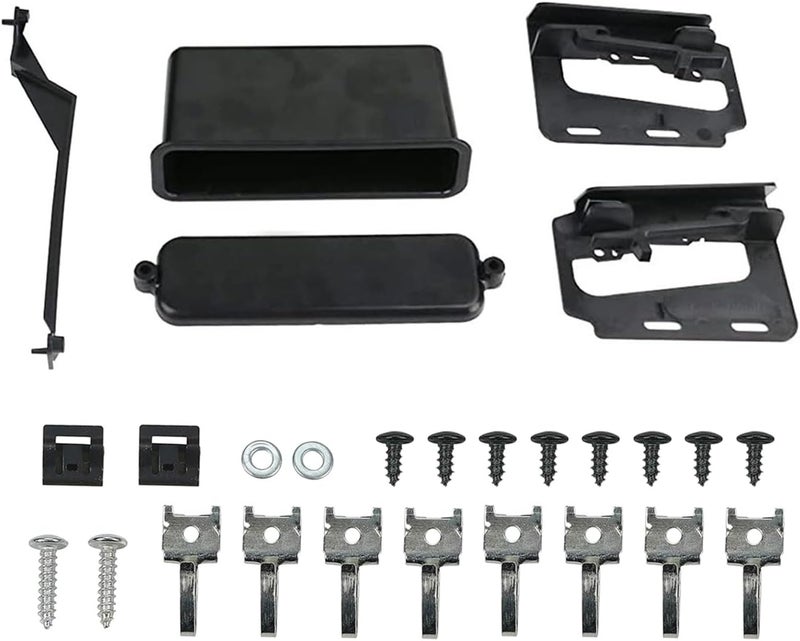PACEWALKER Car Radio Stereo Dash Panel Kit DP-3003 Double Din Compatible with 1995-2002 for GM SUV/Truck Black - Image 3